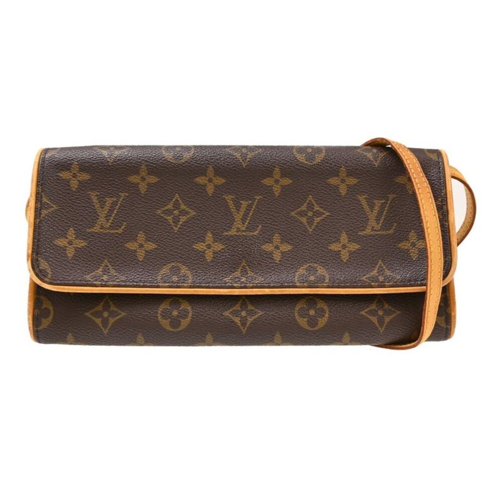 Louis Vuitton Twin Monogram Canvas Brown Canvas Handbag